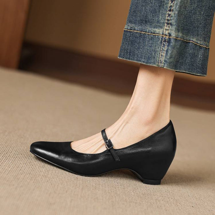 Nera Genuine Leather Pumps