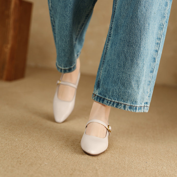 Zule Genuine Leather Pumps