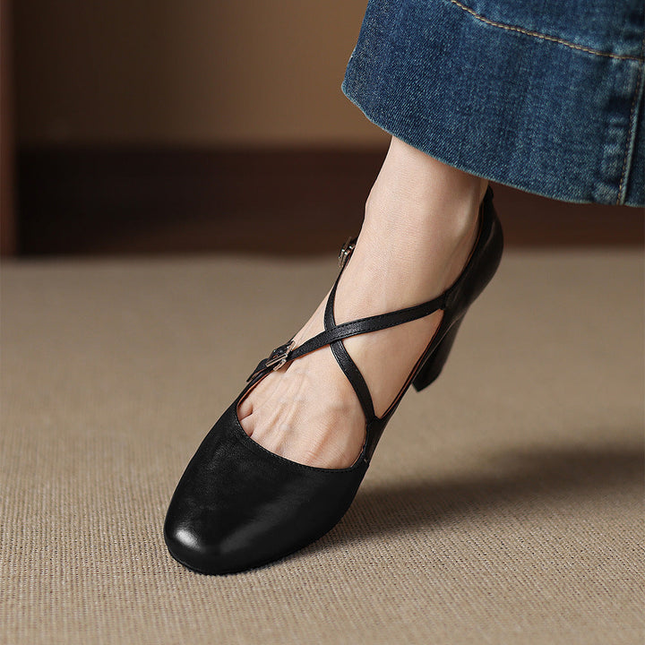 Faria Genuine Leather Heels