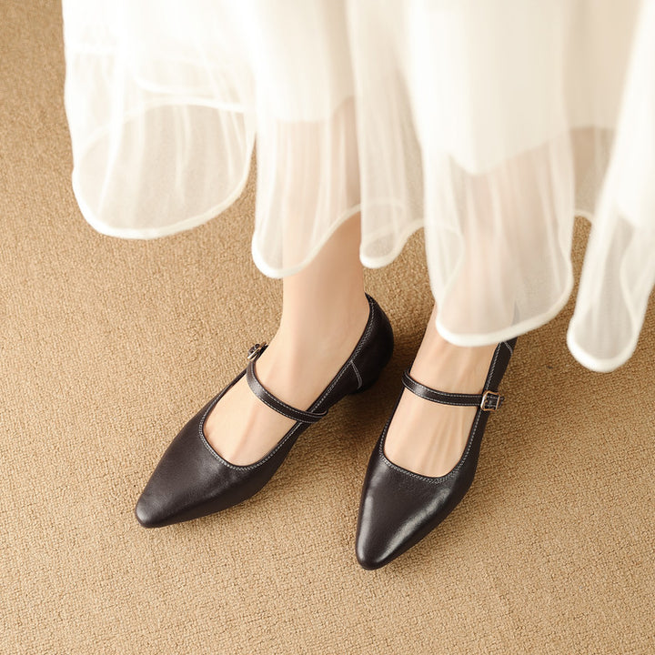 Zule Genuine Leather Pumps