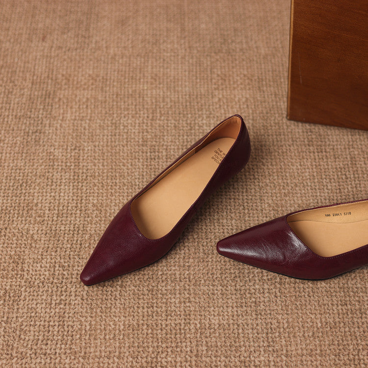 Kaela Genuine Leather Pumps