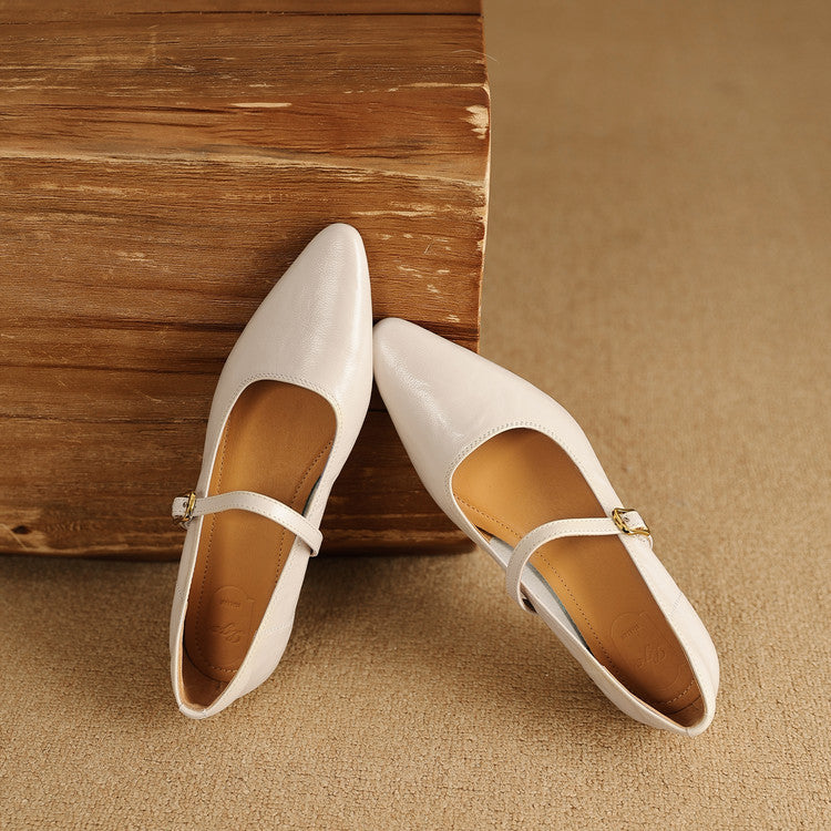 Zule Genuine Leather Pumps