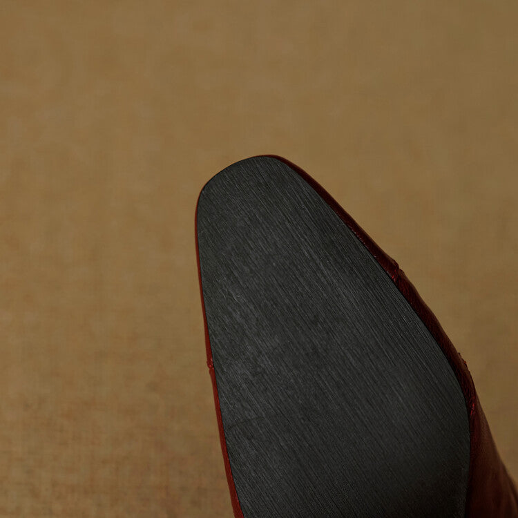 Harni Genuine Leather Heels