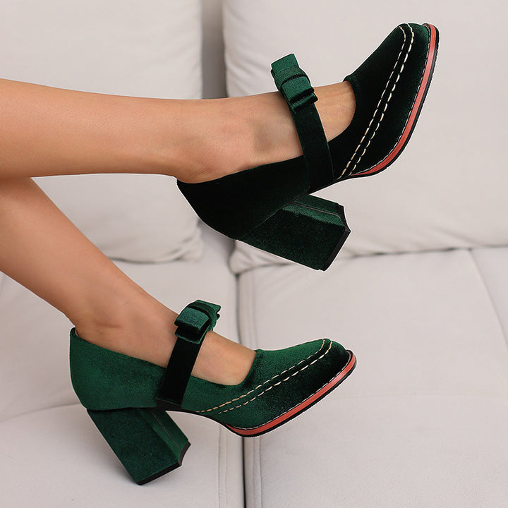 Elyth Velvet Loafers