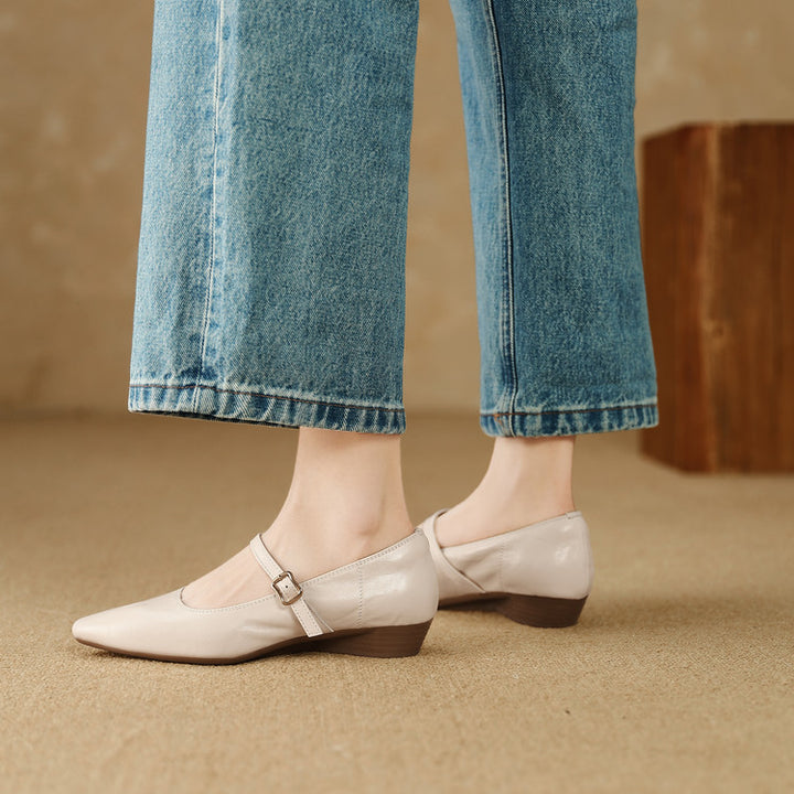 Zule Genuine Leather Pumps