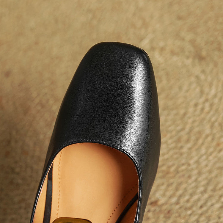 Rocio Genuine Leather Heels