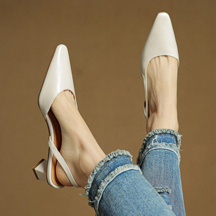 Emry Genuine Leather Heels