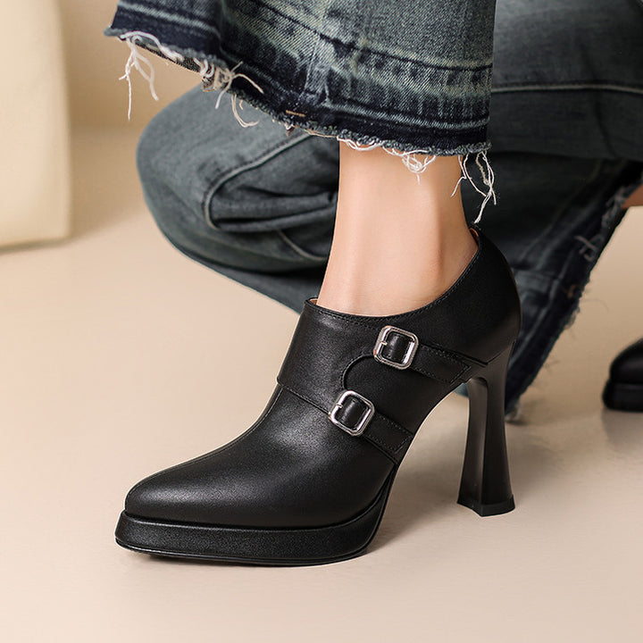 Amaya Genuine Leather Heels