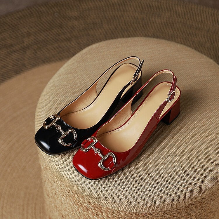 Liza Genuine Leather Heels