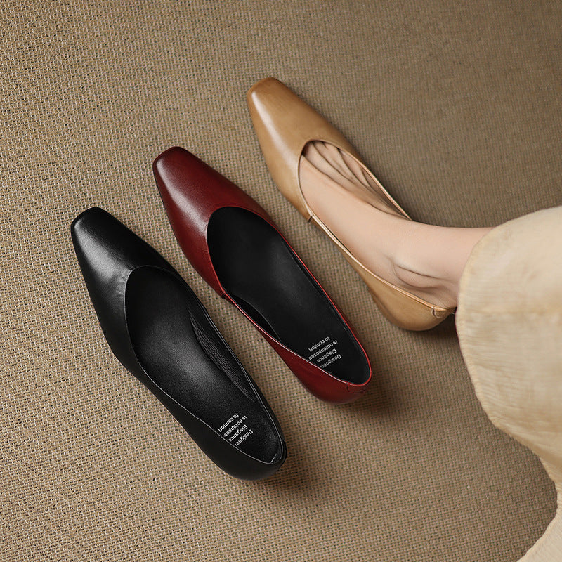 Mylie Genuine Leather Flats