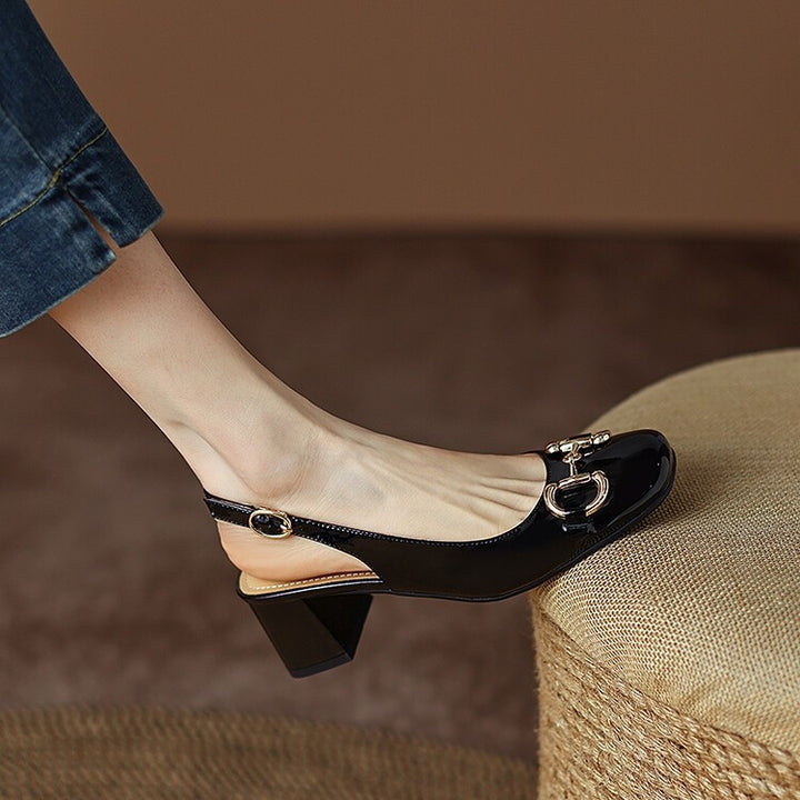 Liza Genuine Leather Heels