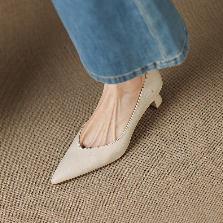 Esmer Genuine Leather Heels