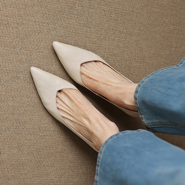 Esmer Genuine Leather Heels