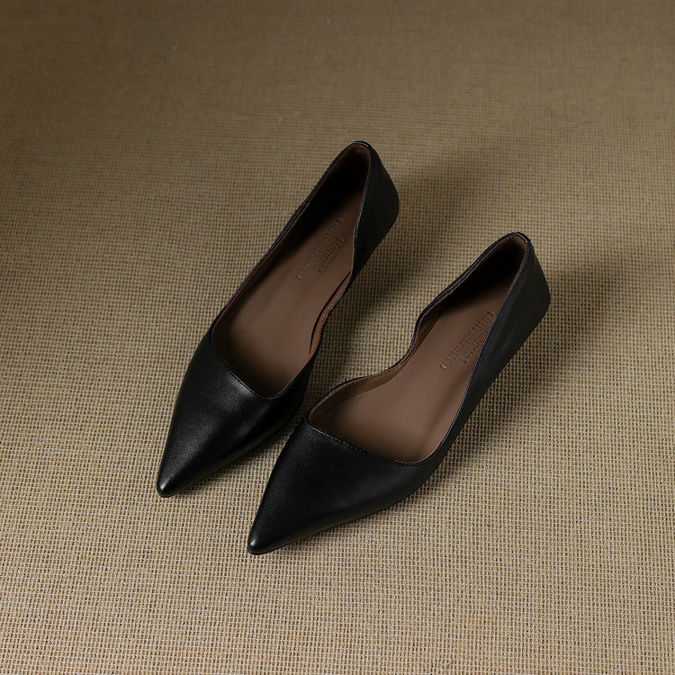 Bianka Genuine Leather Heels