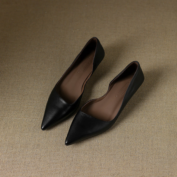 Bianka Genuine Leather Heels
