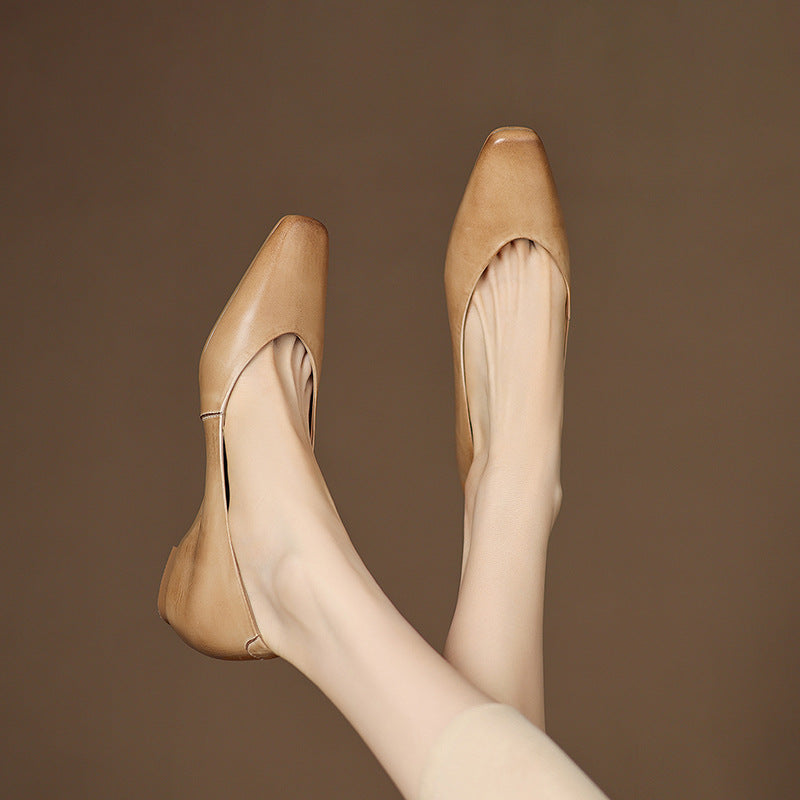 Mylie Genuine Leather Flats