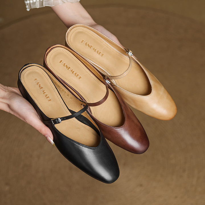 Monro Genuine Leather Mule