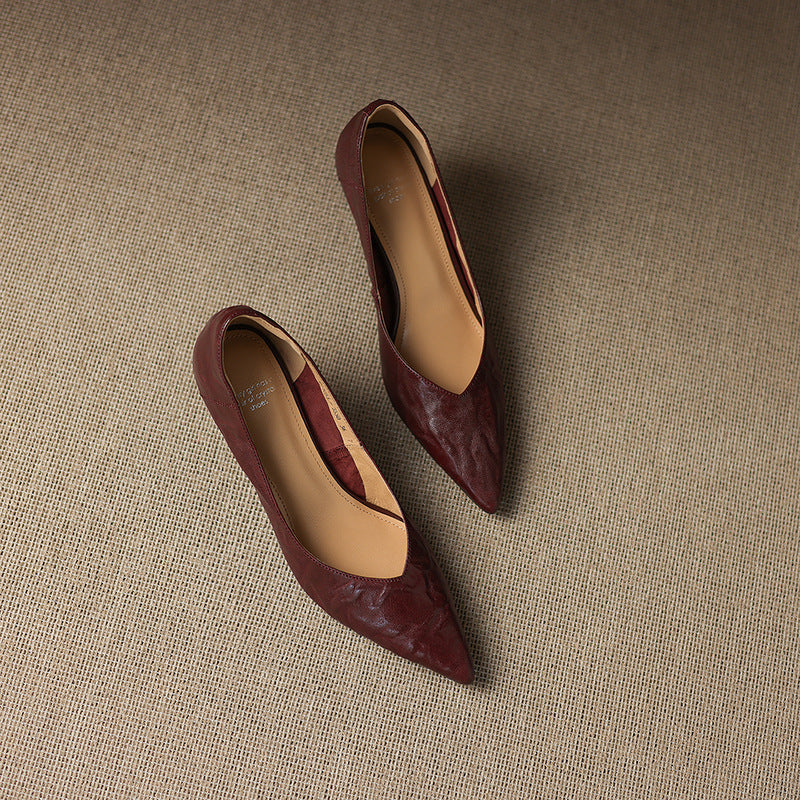 Esmer Genuine Leather Heels