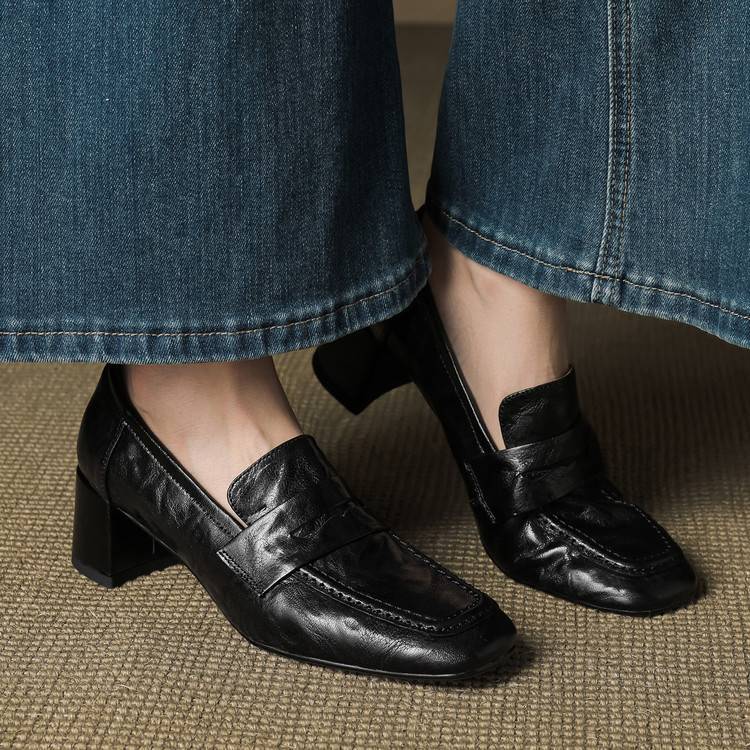Kelly Genuine Leather Heels