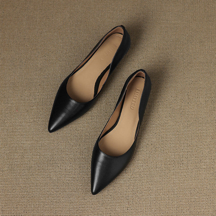 Sela Genuine Leather Flats