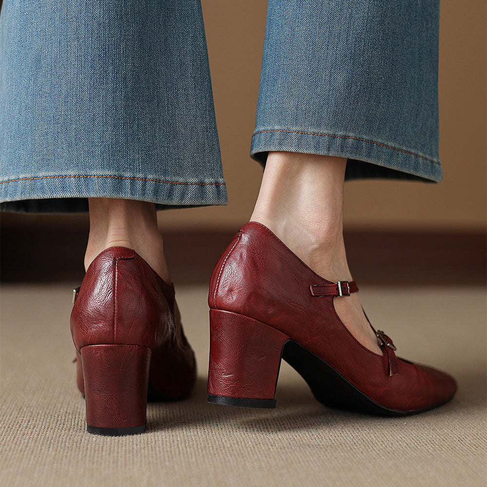 Faria Genuine Leather Heels