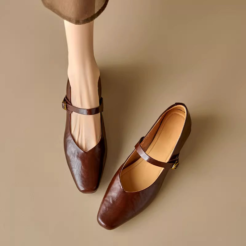 Tevan Genuine Leather Heels