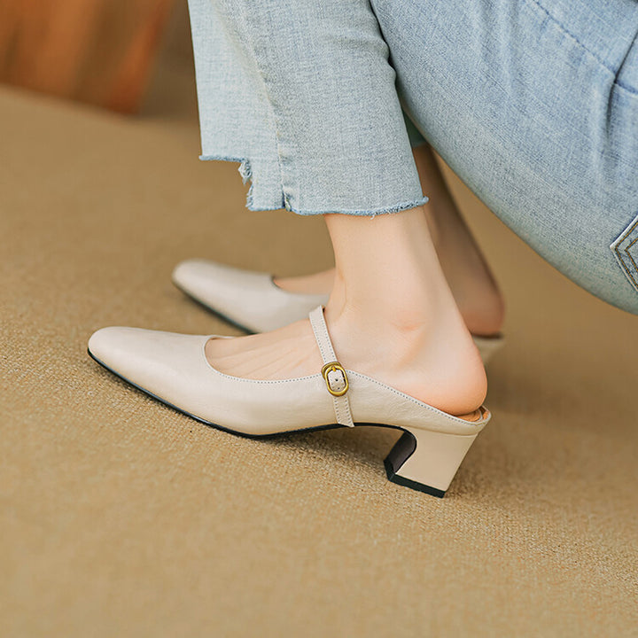 Cressi Genuine Leather Mules
