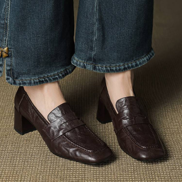 Kelly Genuine Leather Heels