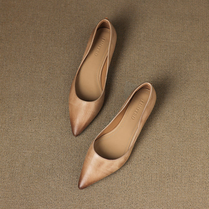 Sela Genuine Leather Flats
