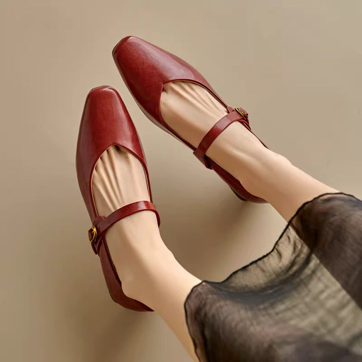 Tevan Genuine Leather Heels