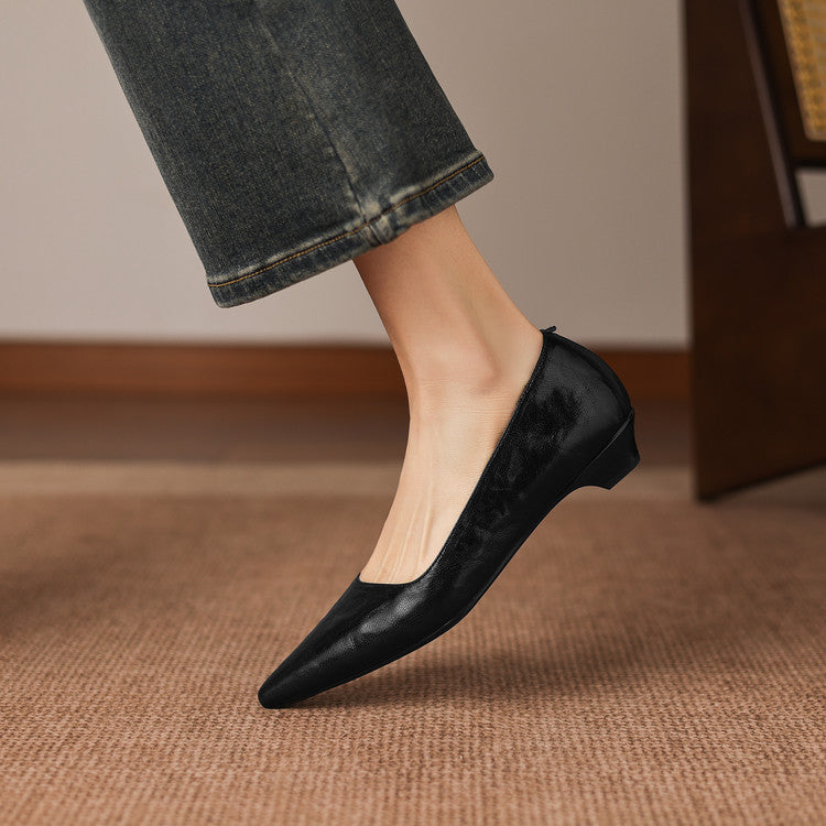 Kaela Genuine Leather Pumps