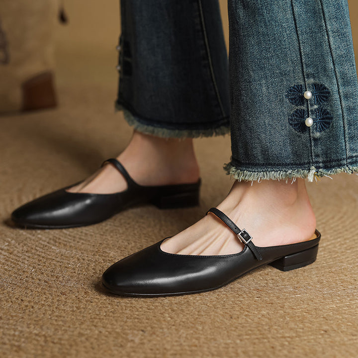 Monro Genuine Leather Mule
