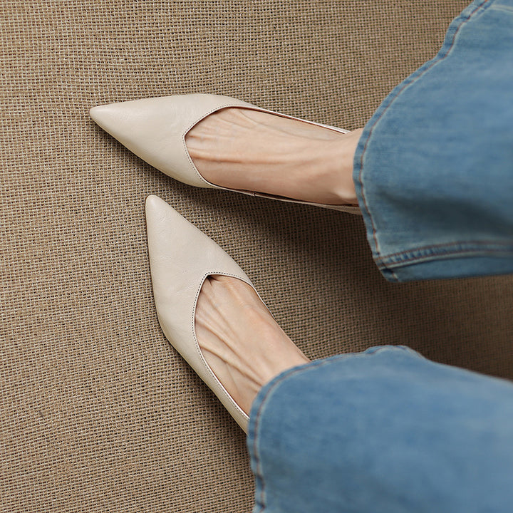 Esmer Genuine Leather Heels