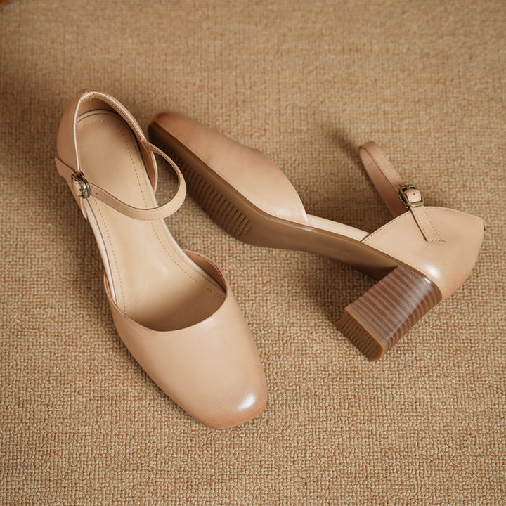 Amry Genuine Leather Heels