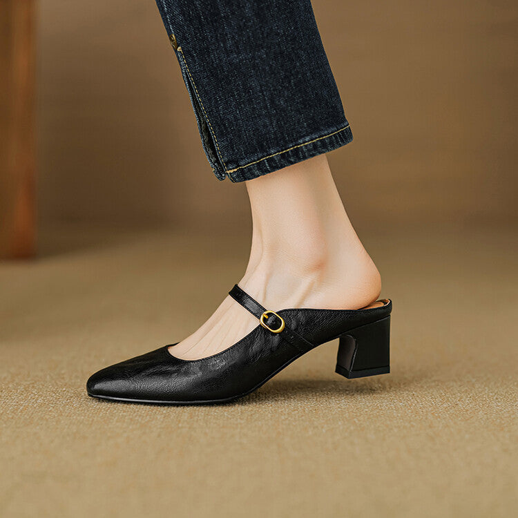 Cressi Genuine Leather Mules