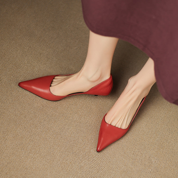 Bianka Genuine Leather Heels