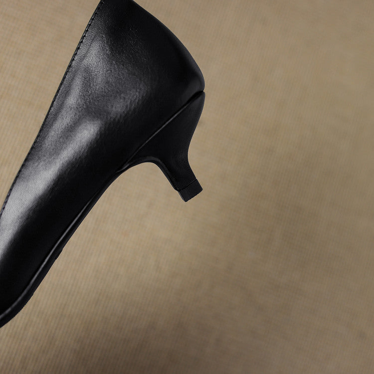 Bianka Genuine Leather Heels