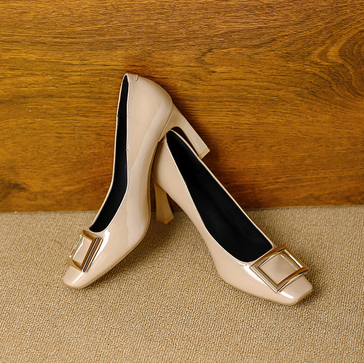 Gabria Genuine Leather Heels