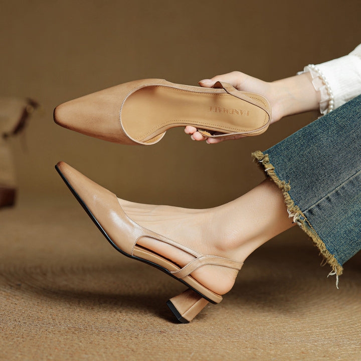 Emry Genuine Leather Heels