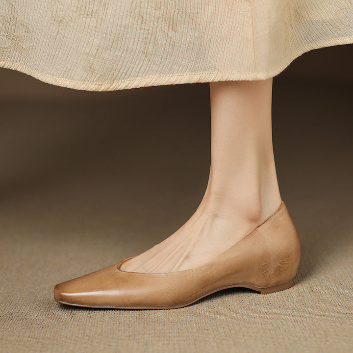 Mylie Genuine Leather Flats