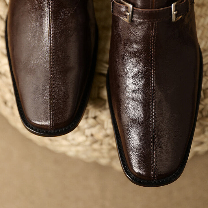 Aeri Genuine Leather Heels