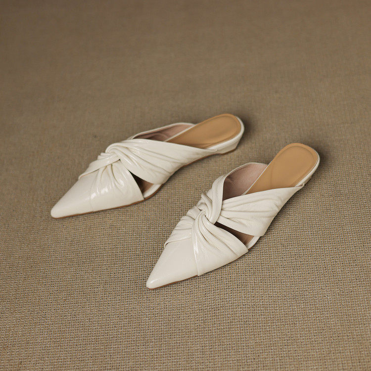 Zeva Genuine Leather Mules