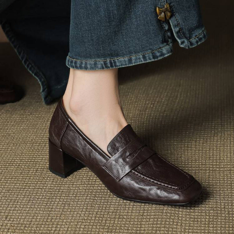 Kelly Genuine Leather Heels