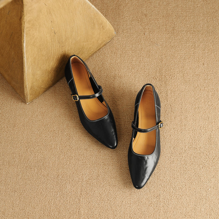 Zule Genuine Leather Pumps