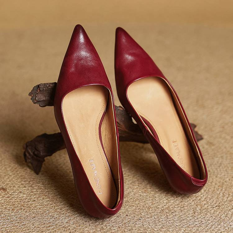 Mira Genuine Leather Heels