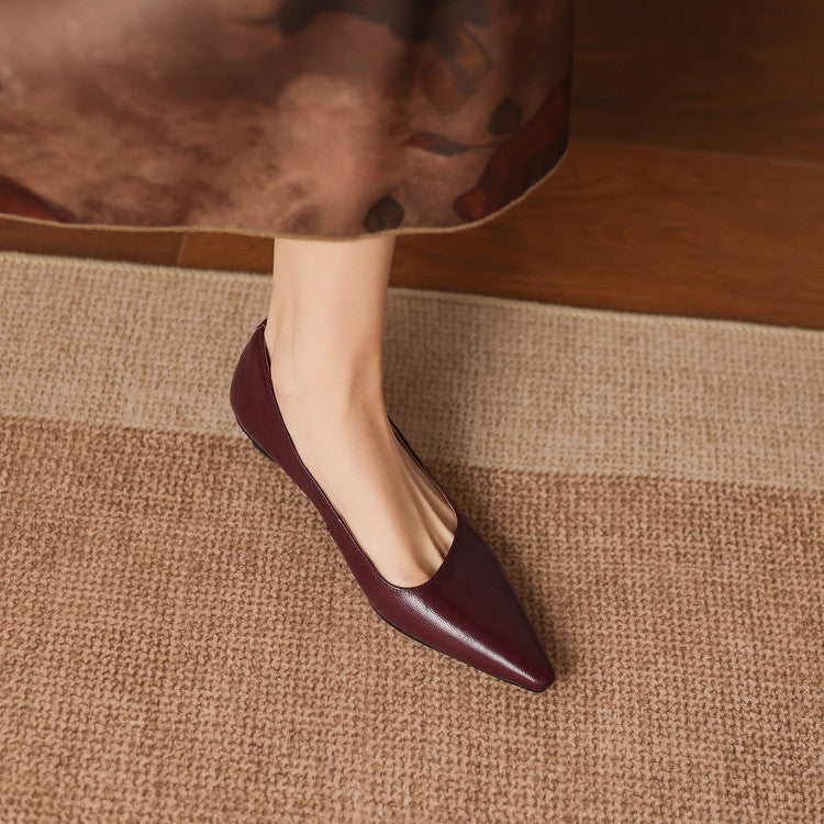 Kaela Genuine Leather Pumps