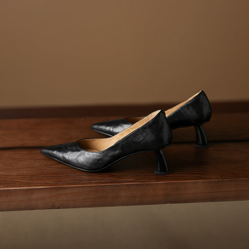 Esmer Genuine Leather Heels