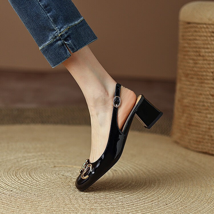 Liza Genuine Leather Heels