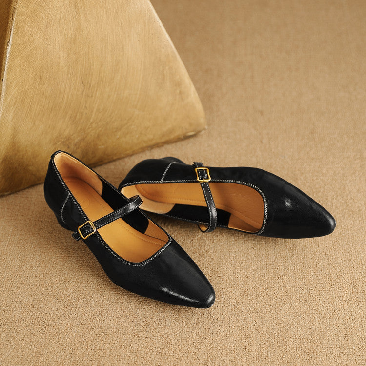 Zule Genuine Leather Pumps