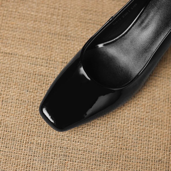 Elira Genuine Leather Heels